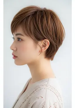 ☀️白髪が気になる方☀️似合わせショートヘア&白髪ぼかし（ブリーチ無）&トリートメント
