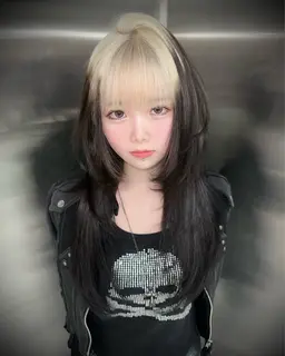 【推し活ヘア】2ブリーチ＋推し色カラー＋レイヤーカット＋艶トリートメント🎀