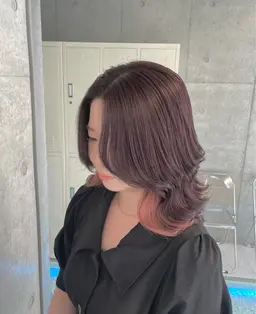 【個性派🌈】イヤリングカラー➕トリートメント🩶〈#韓国風#暖色#寒色#髪質改善#ミニモ学割〉