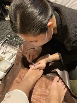 (フット)お爪長さ&形・表面整え