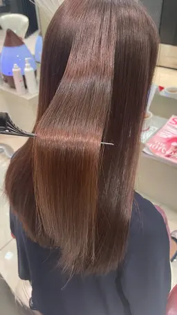 髪質改善ブリーチなしWカラー❤️‍🔥