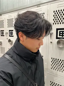 【メンズ】fifth/当店スタイリストカット＋フェザーパーマ ※ケアパーマ