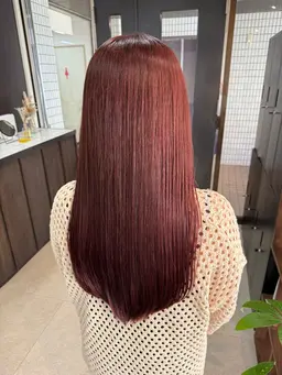 【人気No.2✨】艶カラー＋3ステップ超音波トリートメント¥11,500→10,000💫