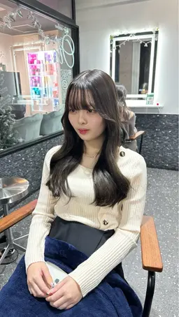 うる艶髪質改善ストレート🌟🪄 縮毛矯正(前髪)