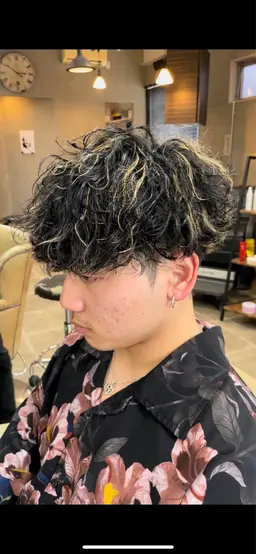【当日予約限定】カット+パーマ+トリートメント¥10,000