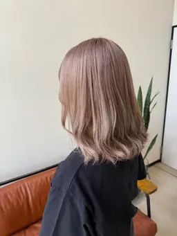 【切れ毛・枝毛94%防ぎます！】🎗ケアダブルカラー（グラデーション）ケアブリーチ込み🎗