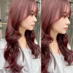 おでかけ前に可愛く🧸💕前髪カット＋簡単コテ巻きセット