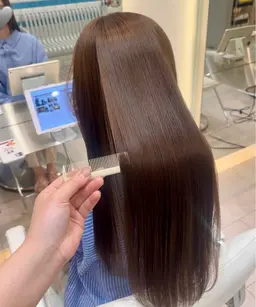 美髪になれる🧡髪の広がりに‼️地毛風美髪ストレート＋選べる髪質改善トリートメント🩷