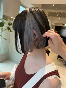 インナーカラー(ブリーチ込)+マイクロバブルシャンプー+トリートメント