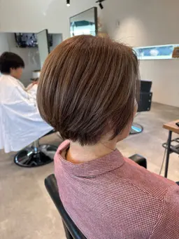 グレイカラー 白髪を活かしてカラーリングします