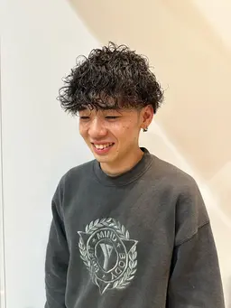 カット＋ニュアンスパーマ🌀