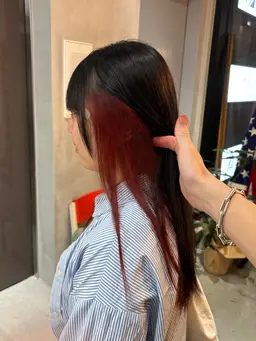 🌷ミニモ限定🌷インナーカラー（ブリーチ込み）➕1stepトリートメント