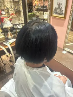 ミニモ限定🫧暗髪ブルーブラック💙