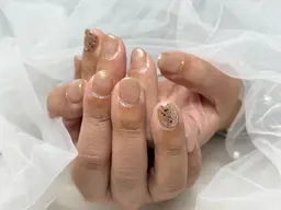直前🈹オフなし💅ワンカラー✨/ラメグラデーション✨シンプルオフィスネイル🉐駐車券付