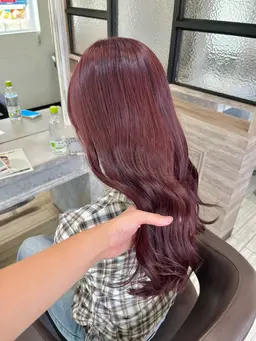 【  🎐 ダメージOFFクーポン🔗】ブリーチなしダブルカラー＋トリートメント⋆꙳︎︎