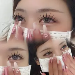 マツエクモデル🌼フラットシングルつけ放題