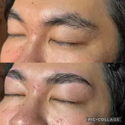 メンズ眉パーマ➕Wax➕スパ60分💆‍♀️ 眉も整えて頭もスッキリ！スペシャルコース🔥