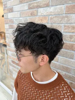 メンズカット＋パーマ