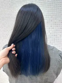 インナーカラー＋カット＋クイックtr スパ5min付