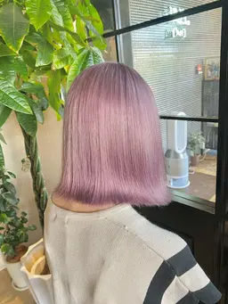 《リピーター様限定🩵》ケアダブルカラー+毛髪強度改善TR