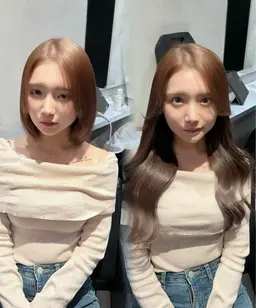 💎馴染み最強💎最高級人毛100%プレミアムシールエクステ80本【新宿/レイヤーカット/インナー追加⭕️】