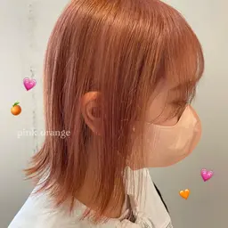 カット+ダブルカラー(ケアブリーチ込み)+前処理ケア