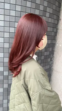 【ブリーチ無し】カット＋ダブルカラー(イルミナカラー使用)