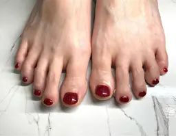 フットネイル【オフあり】ワンカラーorラメ