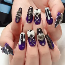 ☆スカルプ長さ出し☆持ち込みデザイン★ゴージャス ★時間内何でもOK