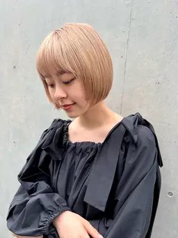 切りっぱなしボブ