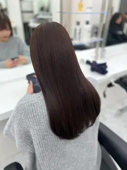 ケアカラー+Aujua超音波トリートメント¥13900【オージュア】【ワンカラー】【インナーカラー】