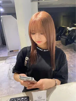 ブリーチなしダブルカラー