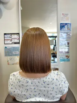 💎ブリーチなしで叶えるうる艶仕上げのWカラー💎+うる艶トリートメント🧚‍♀️