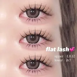 🪽上下エクステ(上フラットラッシュ100本+下フラットラッシュ30本)🪽