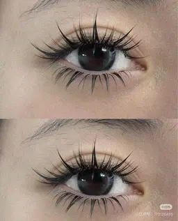 セクシー&キュート🩷LCカールフラットラッシュ120本💖アイパック、コーティング付き オフ➕550