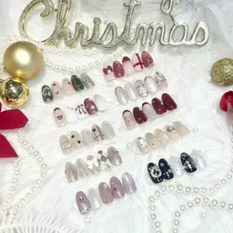 【HAND】オフなし🎄期間限定🎄クリスマスネイル🎅🏻🎀