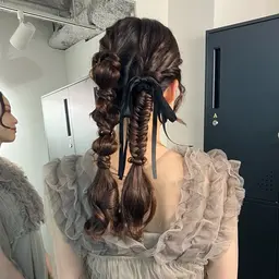 【再来ヘアセット】ヘアアレンジ/パーティーヘアセット
