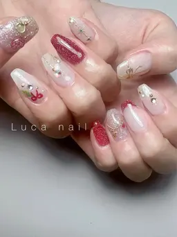 【オフなし】アートし放題✨クリスマス、ブライダルネイル、成人式ネイルなどにも🙆‍♀️