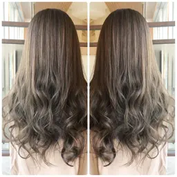 {‼️平日限定‼️透明感と艶感の相乗効果✨}リタッチ透明感カラー&カット&グランドリンケージトリートメント