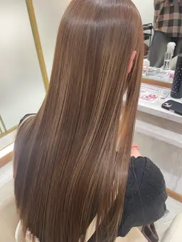 【営業中メニュー】リタッチブリーチ＋全体カラー💫