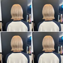 【新規限定】🌸❤︎ワンカラー＋Aujua1stepトリートメント＋超音波アイロン❤︎🌸【髪質改善・ブラウン】