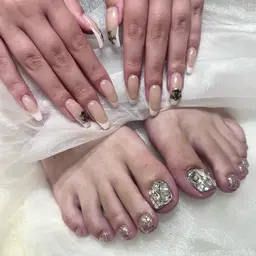 長さだし10本+美爪フレンチネイル🩰✨