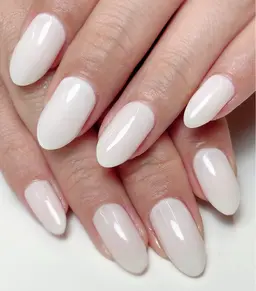ワンカラー💜🤍✨高級感のある上品なプルっとウルっとフォルム💎お目安2cm以上ロング仕上げ+¥1000
