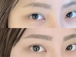 まつ毛パーマ（高濃度トリートメント、シャンプー、コーティング付）＋ハリウッドブロウリフト