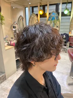 【メンズパーマモデル！👔⭐️/大人プードルスタイル⭐️はこちら🧑🏻‍🦱✨】波巻き/サーフカール/ツイスパ🐺