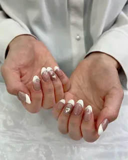 （クリアベース）フレンチネイル💋 オフ込み