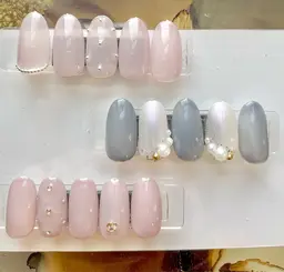 定額ネイルデザイン2本まで シンプルネイル¥5,500