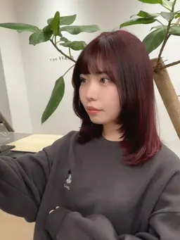 🍒レイヤーカット【ロングの方,鎖骨下】×3stepトリートメント🍒