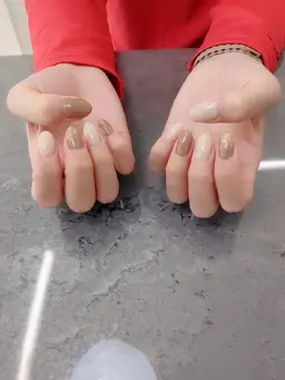 【ミニモ限定♥】シンプルコース💅オフ込み💕当店サンプルからお選びいただけます❣️配置換え、カラー変更🆗