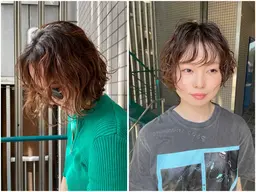 本日限定/レディース/メンズ🍕パーマ【ニュアンス・フェザー・縦落ち・スパイラルなど✨】＋cut/ショート/ボブ限定